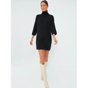 Tuckernuck Pomander Place Vivianne Black Sweater Mini Dress L
